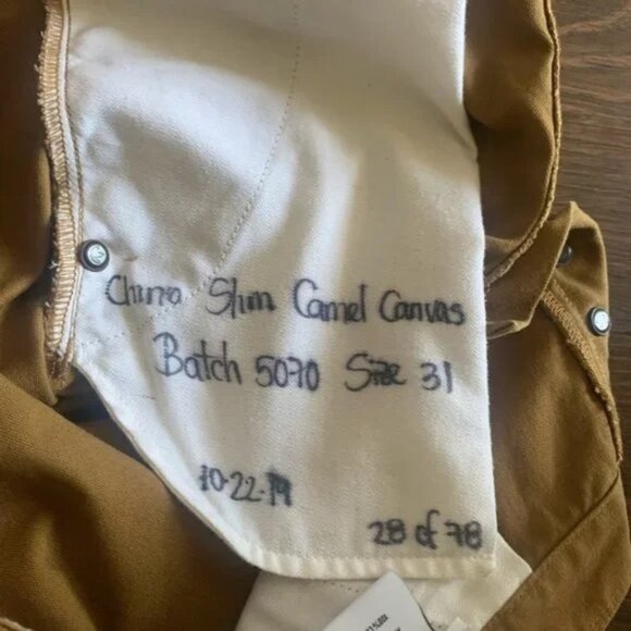 Shockoe Atelier Selvedge Field Trousers, "Coyote" - Picture 8 of 8